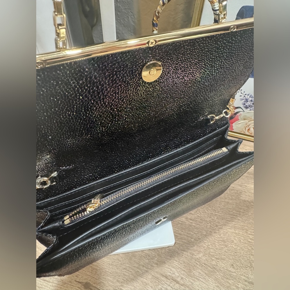 Henri Bendel Petrol Crossbody/Clutch - Picture 3 of 3